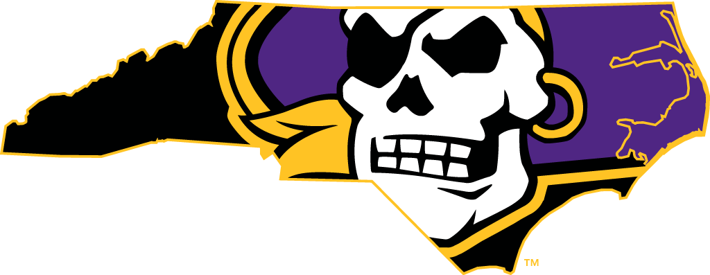 East Carolina Pirates 2014-Pres Alternate Logo diy DTF decal sticker